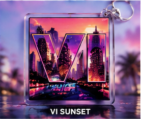 Collection Keychain GTA VI