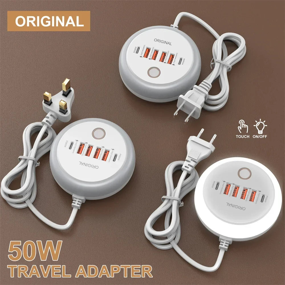 Multi-Port USB Charger Power Strip