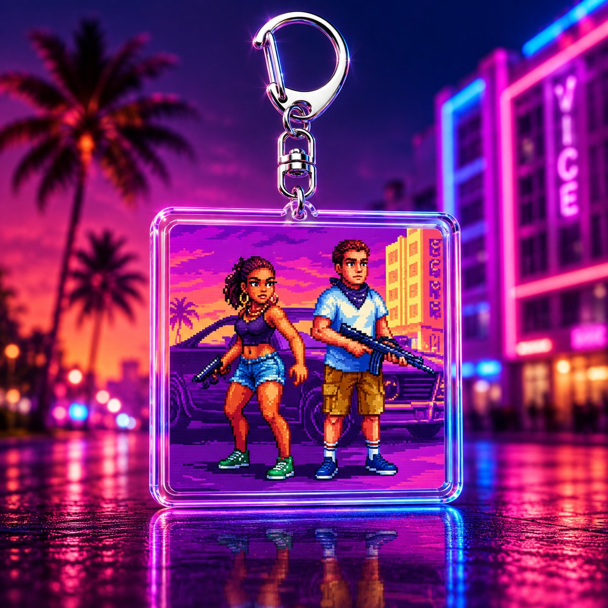Collection Keychain GTA VI