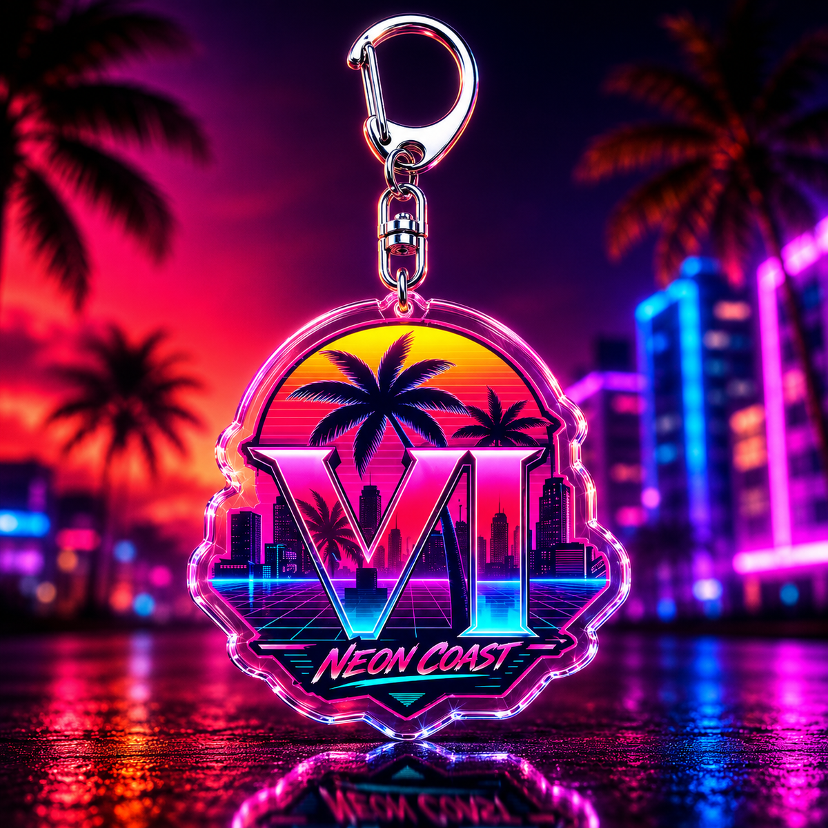 Collection Keychain GTA VI